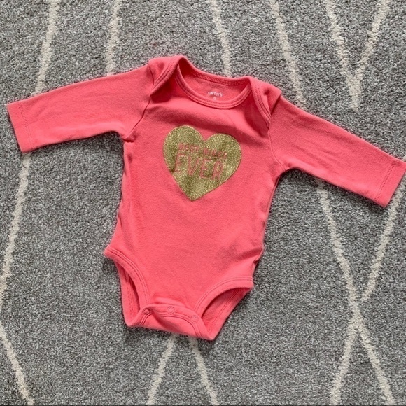 Carter's Other - Carter’s Pink Coral Best Niece Ever Heart Onesie